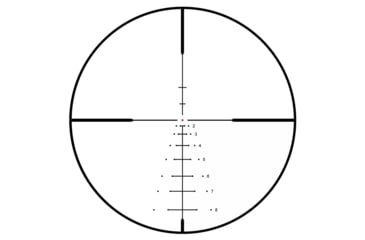 Image of Bushnell R5 3-9x50mm Rifle Scope with Illuminated DOA-LRH800, 1in Tube, Second Focal Plane, EXO, Black, Small, R5-3950S25