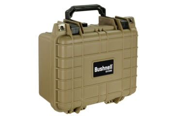 Image of Bushnell Small 10.62in Waterproof Protective Gear Case w/ Foam, Green, Small, BN00022-TAN
