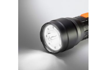 Image of Bushnell TRKR 600 Lumen MC Flashlight, Black/Orange, 50012