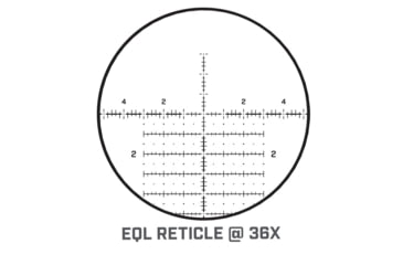 Image of Bushnell XRS3 6-36x56mm Riflescopes, 34 mm Tube, First Focal Plane, EQL Reticle, Black, ETXRS3EQL