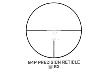 Image of Bushnell XRS3 6-36x56mm Riflescopes, 34 mm Tube, First Focal Plane, G4P Reticle, Black, ETXRS3G4