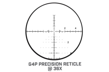 Image of Bushnell XRS3 6-36x56mm Riflescopes, 34 mm Tube, First Focal Plane, G4P Reticle, Black, ETXRS3G4