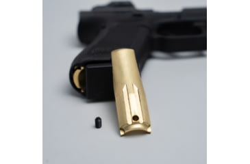 Image of C&amp;H Precision Weapons Brass Glock Speed Feed Pro, Glock 17 Gen 5, GL-SPEEDFEED-17-BR
