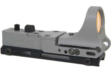 Image of C-MORE Railway Red Dot Sight w/Standard Switch, Gray, 8 MOA RWG-8