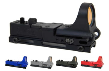 Image of C-MORE Railway Red Dot Sight w/ Standard Switch, Black, Blue, Gray, Olive Drab Green, Red