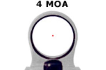 Image of C-MORE Tactical Railway Red Dot Sight w/Standard Switch, Gray, 4 MOA TRWG-4