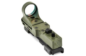 Image of C-MORE Tactical Railway Red Dot Sight w/Standard Switch, Olive Drab Green, 6 MOA TRWOD-6