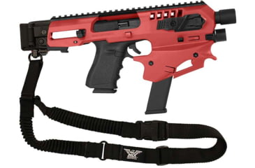 Image of CAA Micro Conversion Kit Gen 2 for Glock 17/19/19X/22/23/31/32/45, w/ TAC Compartment, Red, MCKRTAC