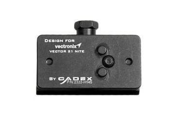 Image of Cadex Defence Adaptor Block for Vector Laser Range Finder, Black 2322-H145