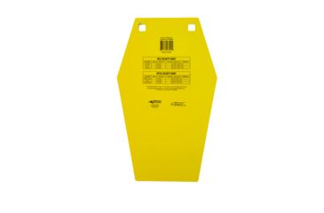 Image of Caldwell AR500 Targets, 10in Coffin, Yellow, 1116693