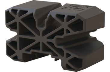 Image of Caldwell Rock Jr 2 Shooting Rest with Rear Rest, Green/Ghost Gray, 1255964