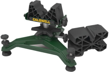Image of Caldwell Rock 2 Shooting Rest with Rear Rest, Green/Ghost Gray, 1255957