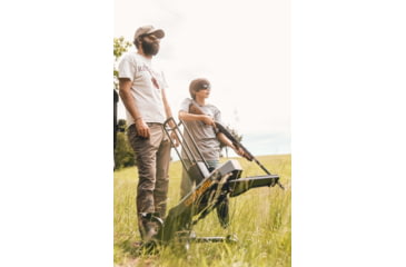 Image of Caldwell Claymore Clay Target Thrower, Yellow, 1122187