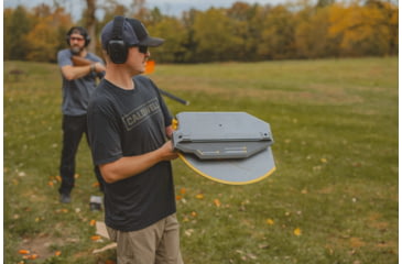 Image of Caldwell Claymore Pullpup Clay Target Thrower, Gray/Yellow, 4002774