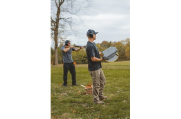 Image of Caldwell Claymore Pullpup Clay Target Thrower, Gray/Yellow, 4002774