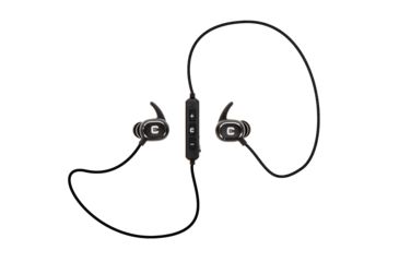 Image of Caldwell E-Max Power Cords Hearing Protection Ear Plugs, 22 dB, In-Ear, Bluetooth, Black, 1121933