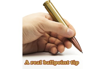 Image of Caliber Gourmet Bullet Twist Pen Gold Brass, CBG1018