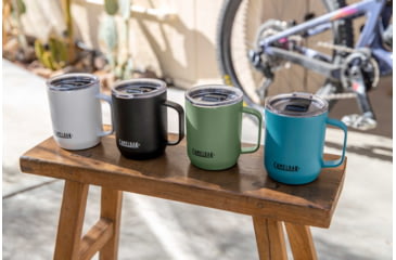 Image of CamelBak Horizon 12 oz Insulated Stainless Steel Camp Mug, Moss, 2393301035