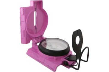 Image of Cammenga 27 Lensatic Phosphorescent Compass, Pink Breast Cancer Awareness, 27PK