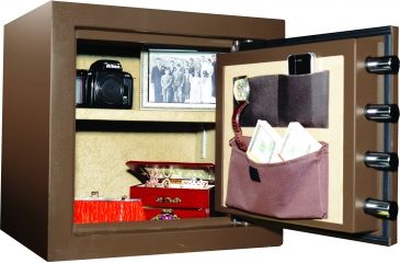 Image of Cannon Safe Home Essentials Collection, Hammertone Chocolate Brown HE1819-30-H10HEC-14