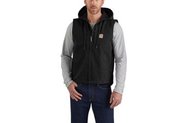Image of Carhartt Knoxville Vest - Mens, Black, Small, 103837-BLK-REG-S