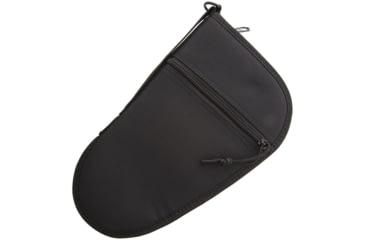 Image of Carry All Pistol Case 11.5in, Condura, Black, Velveteen Lining, Zipper Closure, P0235-11.5in / AC186