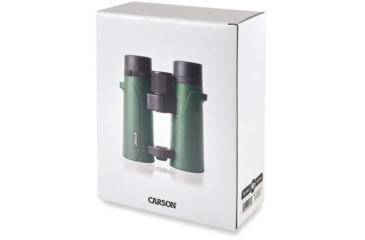 Image of Carson 8x42mm RD Series Binocular w/Hard Protective Case, Green, RD-842