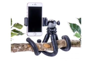 Image of Carson BoaPod Flexible Leg Tripod w/Universal Smartphone Adapter, Black, TR-050