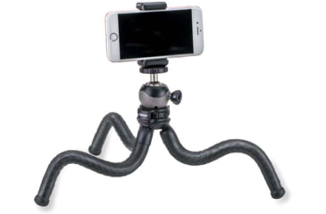 Image of Carson BoaPod Flexible Leg Tripod w/Universal Smartphone Adapter, Black, TR-050