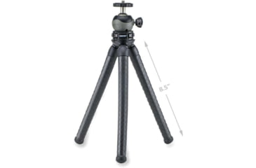 Image of Carson BoaPod Flexible Leg Tripod w/Universal Smartphone Adapter, Black, TR-050