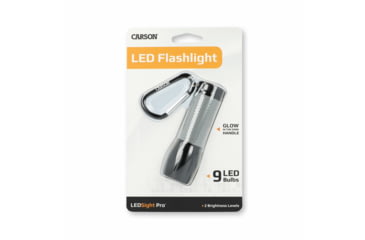 Image of Carson LED Sight Pro low-light LED Flashlight, Gray, SL-55