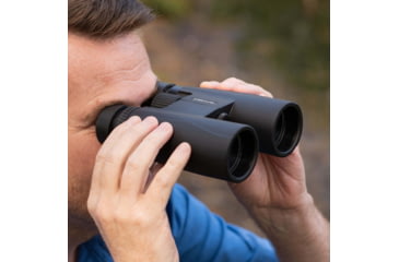 Image of Carson Optical Makalu 10x42mm Power Lightweight and Portable Full Size Binoculars, Black, 5.9 in x 5.1 in x 2.3 in, MK-042