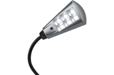 Image of Carson Ultra-Bright Fully Adjustable 6 LED Book Light, Grey FL-66