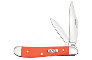 Image of Case Smooth Orange Synthetic Handle Knife, Peanut, 4220 SS 80504