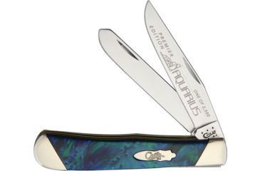 Image of Case Trapper Aquarius Folding Knife,Stainless Steel,Clip and Spey,Aquarius,Corelon Handle CAS9254AQ