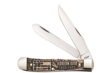 Image of Case War Series - Embellished Smooth Natural Bone Trapper Blade, 6254 SS, Korean War, 22031