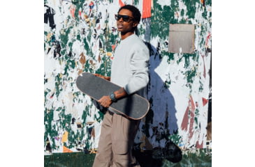 Image of Casio G-Shock Mens Analog-Digital Movement Watch, 55 mm Case Diameter, Resin, Blue, Bio-based Resin, GA-010-2ACR