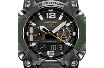 Image of Casio G-Shock Mudmaster Triple-Sensor Solar Watch - Mens, Green, GWG-B1000-3ACR