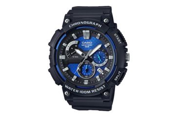 Image of Casio Outdoor Chrono Watch, w/100M Water Resistant, Blue/Black, MCW200H-2AV