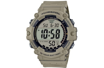 Image of Casio Outdoor Classic 10-Year Battery Digital Watch w/Resin Strap - Mens, Tan, One Size, AE1500WH-5AV