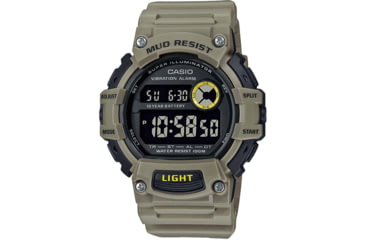 Image of Casio Outdoor Digital MUD Resistant Resin Watch - Mens, Tan, One Size, TRT110H-5BV