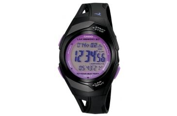 Image of Casio Outdoor LADIES/YOUTH RUNNER-BLACK-10 YR BATT, Black STR300-1C