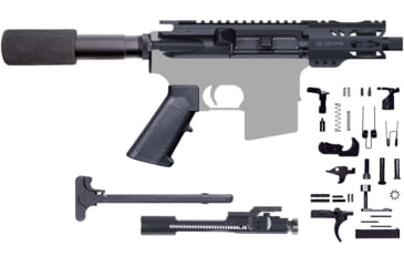 Image of EDEMO CBC Industries 1-5 Twist Pistol Kit Handguard, AR-15, 5in Micro, 5.56x45mm NATO, 4in M-Lok, 205-817, EDEMO1