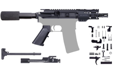 Image of CBC Industries 1-7 Twist Pistol Kit Handguard, AR-15, 5in Micro, .300 AAC Blackout, 4in Keymod, 205-820