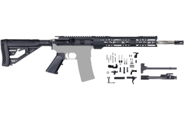 Image of CBC Industries 1-8 Twist Spiral Cut Rifle Kit Handguard, AR-15, 16in, .223 Wylde, 12in Keymod, 205-333
