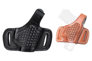 Image of Cebeci Arms 1911 Leather Half Pancake Holster Basketweave 20955, Black, Tan