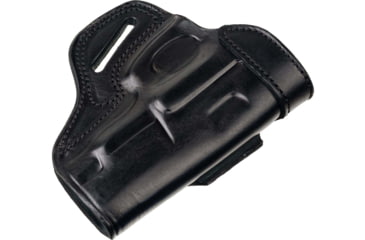 Image of Cebeci Arms Leather Reinforced Combat Grip Holster, Ruger LCP, Right Hand, Black, 20724RB51