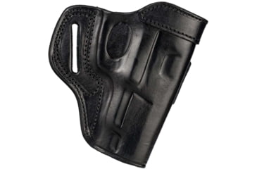 Image of Cebeci Arms Leather Belt Reinforced Combat Grip Holsters, Canik TP9, Left, Black, 20724LB84