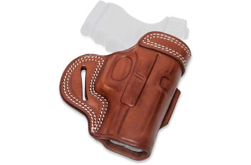 Image of Cebeci Arms Leather Belt Reinforced Combat Grip Holsters, Canik TP9, Right, Tan, 20724RT84