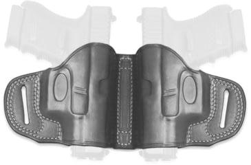 Image of Cebeci Arms Leather Dual Holster for Glock 26, 27, Black, Ambidextrous - Dual, 20645AB22